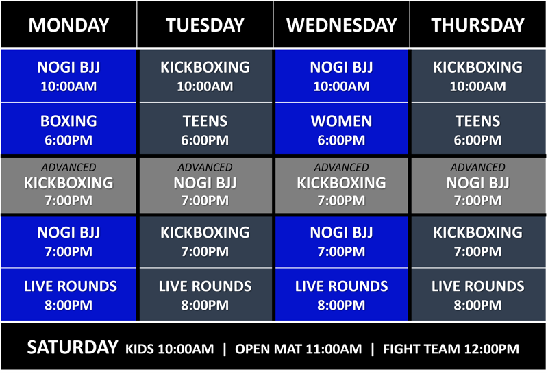 Current Schedule